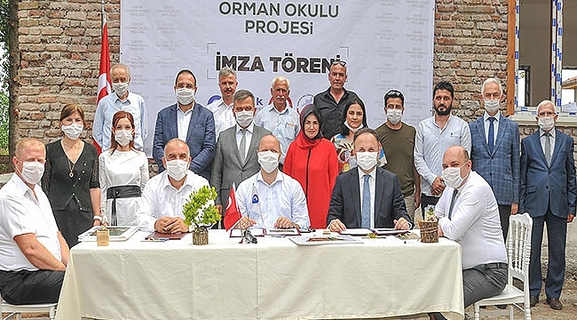 Orman Okulu Yapımı İçin Protokal İmza Töreni…