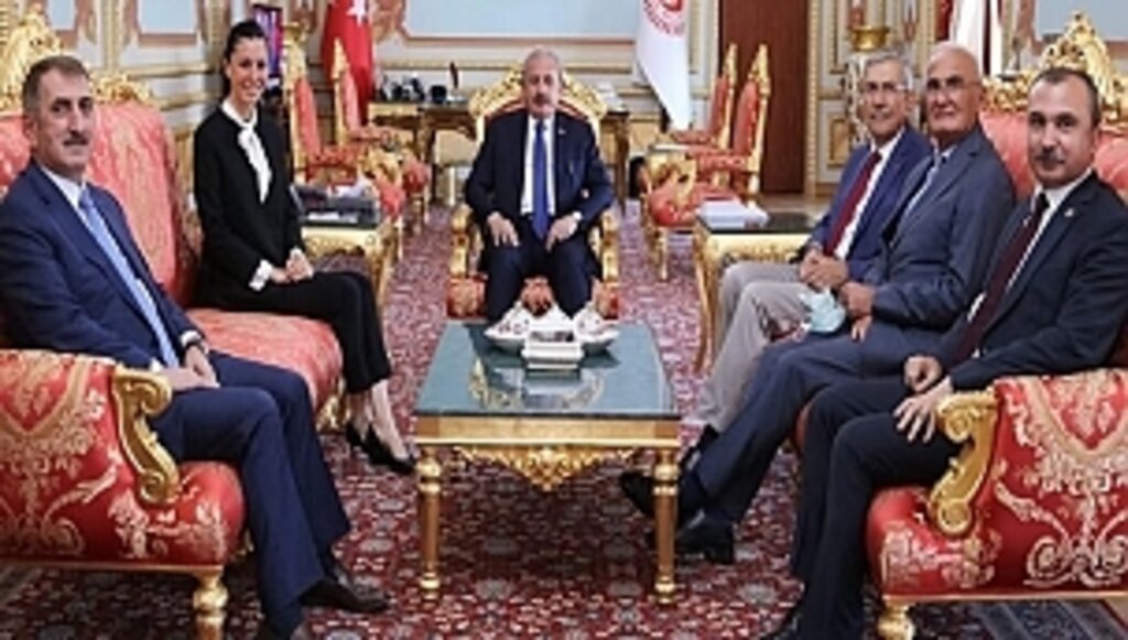 Samsun Milletvekillerinden TBMM Başkanı Şentop'a Ziyaret