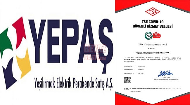 TSE Covid - 19 Güvenli Hizmet Belgesi Alan İlk Elektrik Perakende Satış Şirketi Oldu
