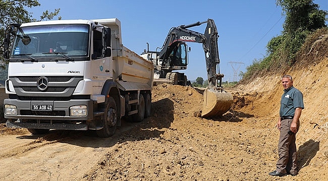 Yaz Geldi, İlkadım'da Yol Çalışmaları Hız Kazandı