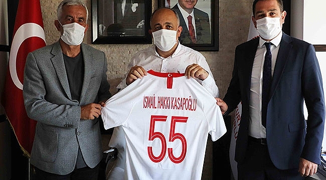 Yılport Samsunspor'dan Kasapoğlu'na 'Hayırlı Olsun' Ziyareti