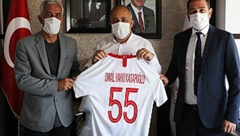 Yılport Samsunspor'dan Kasapoğlu'na 'Hayırlı Olsun' Ziyareti