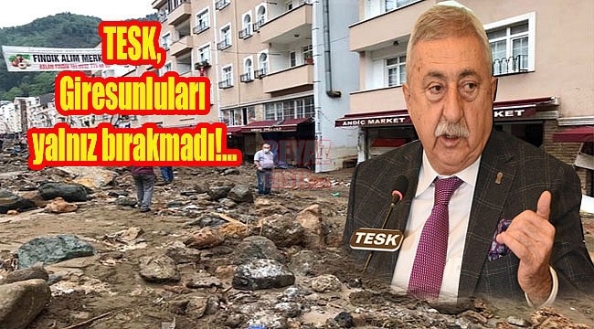 Giresun'daki Sel Felaketi İçin Yardım Kampanyası