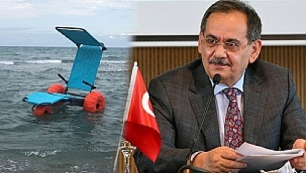 Plajda 'Engellilere' Özel Hizmet