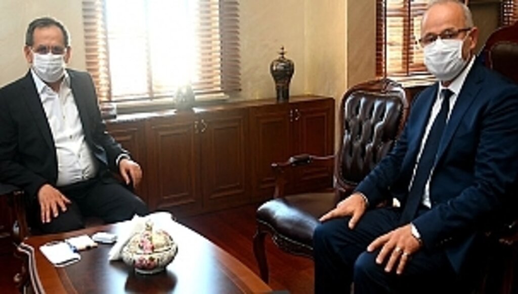 Rektör Ünal, Samsun Belediye Başkanı Demir'i Makamında Ziyaret Etti
