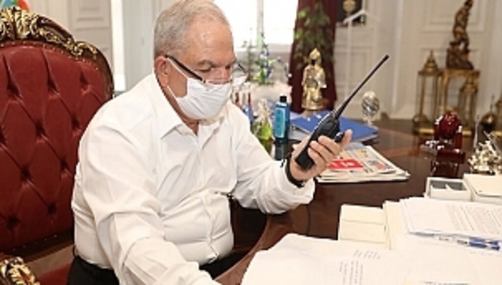 Başkandan Telsiz Anonslu Kutlama