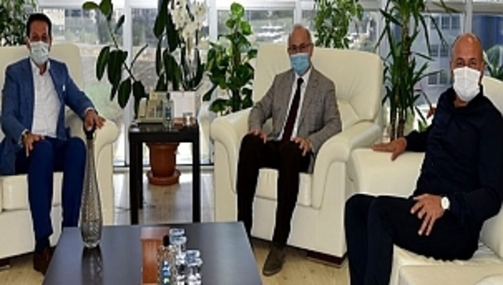 Başkanı Togar ve Eski Başkanı Tok'tan Rektör Ünal'a Ziyaret