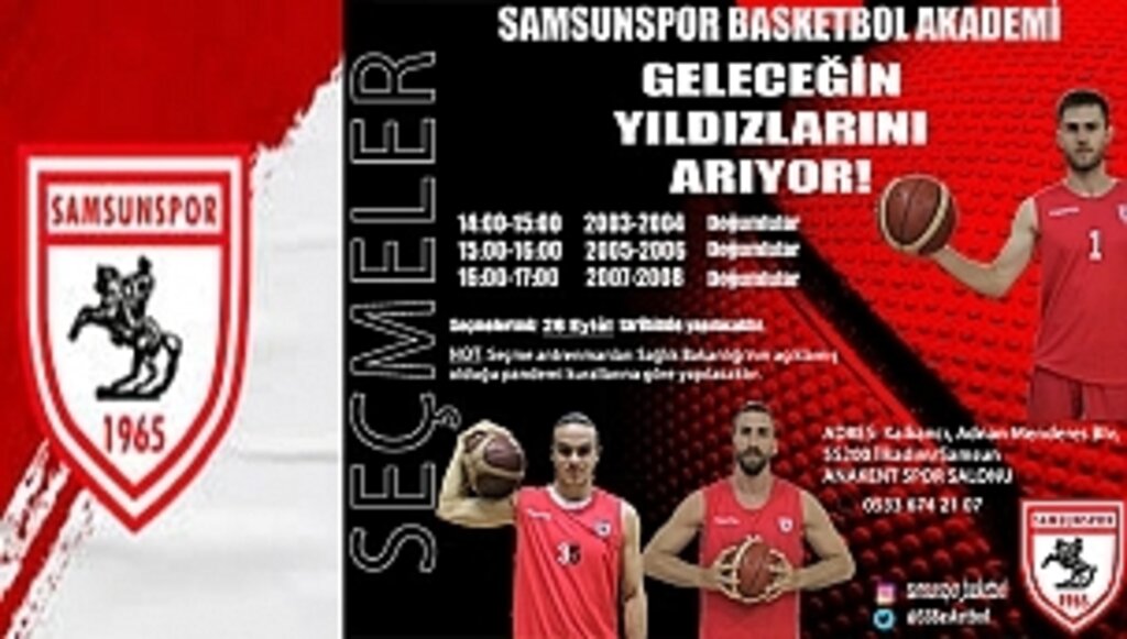 Basketbol Akademimiz Geleceğin Yıldızlarını Arıyor