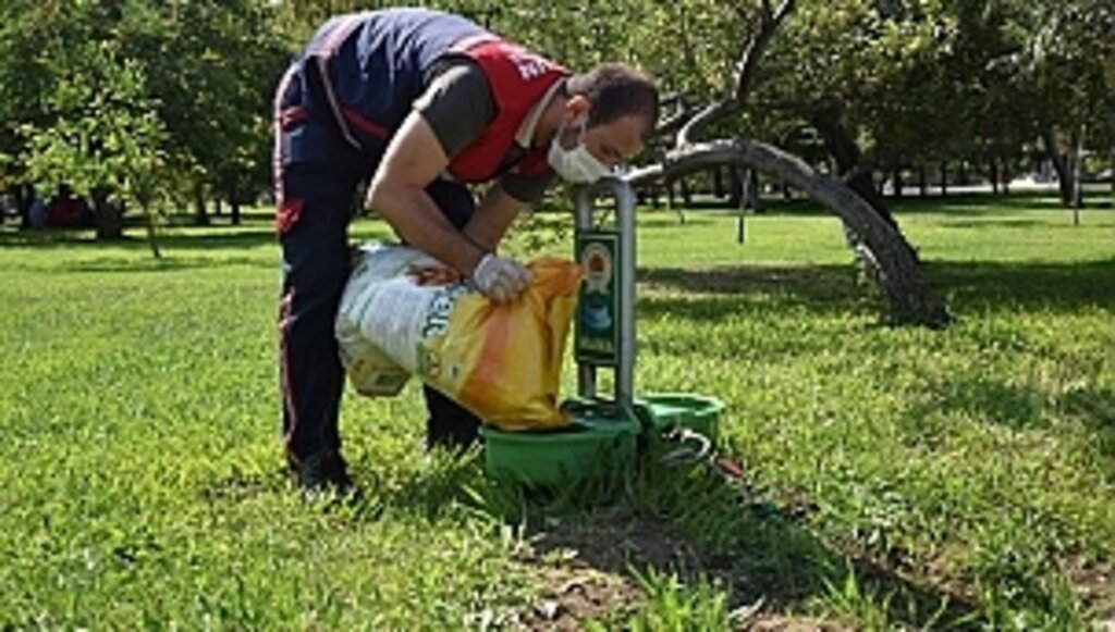 Büyükşehirden Sokak Hayvanlarına Mama Ve Su Kabı