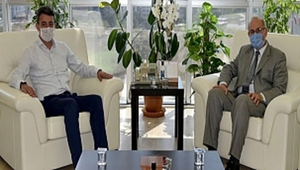 İl AFAD Müdürü Uçarlı'dan Rektör Ünal'a Tebrik Ziyareti