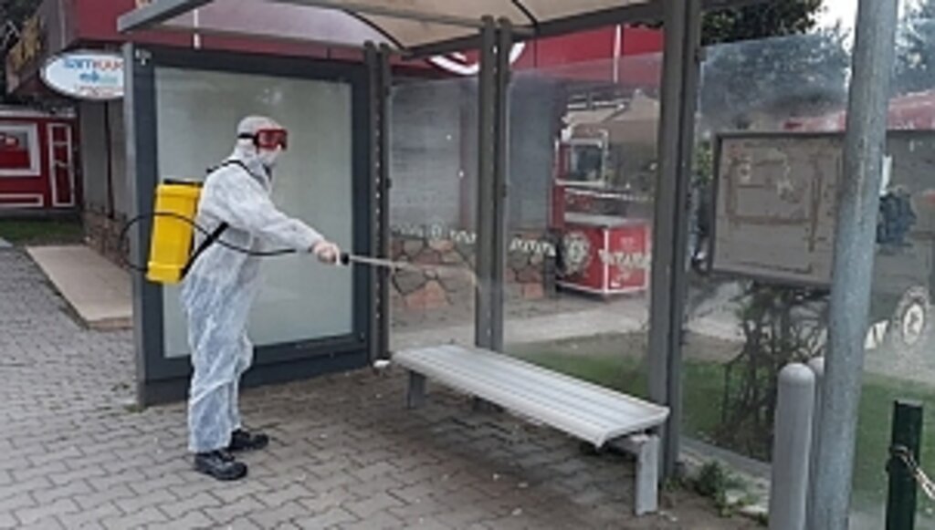 İlkadım'da Her Yer Koronavirüse Karşı İlaçlanıyor