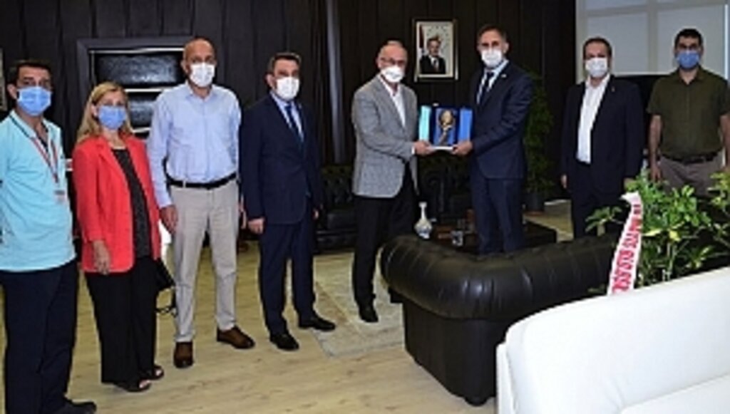 Rektör Ünal Sağlık-Sen Genel Başkanı Semih Durmuş'u Konuk Etti