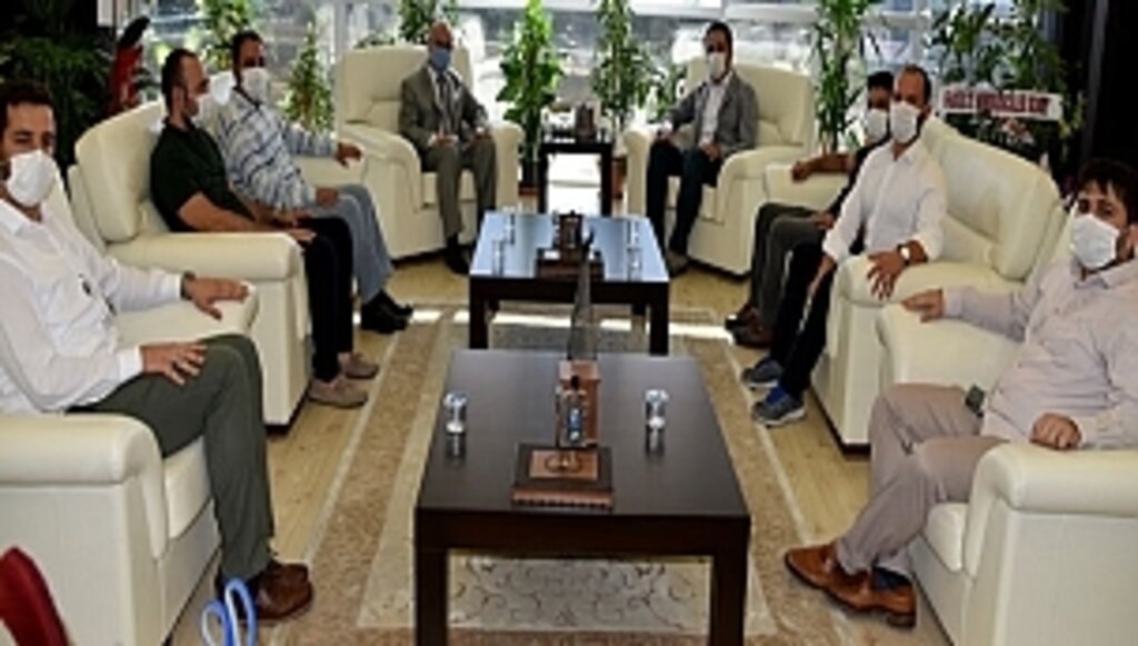 Rektör Ünal TÜGVA Genel Başkanını Ağırladı