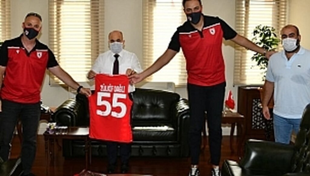 Samsunspor Basketbol Şubesinden Vali Zülkif Dağlı'ya Ziyaret