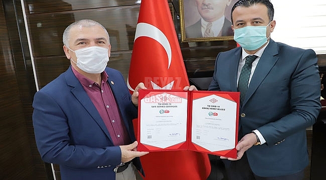 Covid-19 Güvenli Hizmet Belgesi'ni Alan Karadeniz'deki İlk Belediye