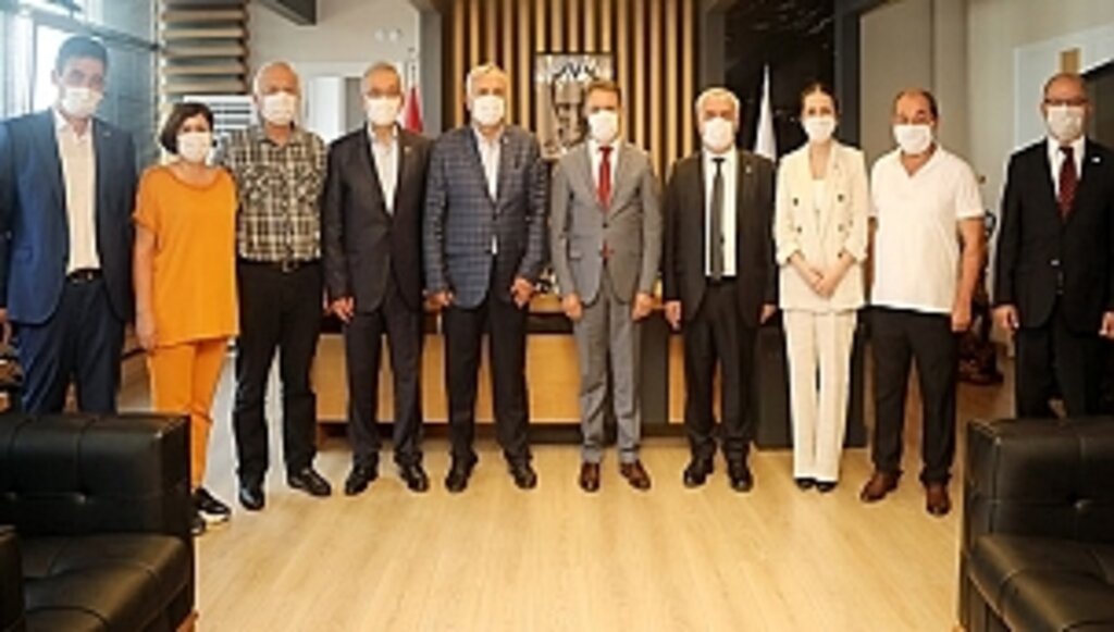 İYİ Partiden Başkan Cemil Deveci'ye Geçmiş Olsun Ziyareti