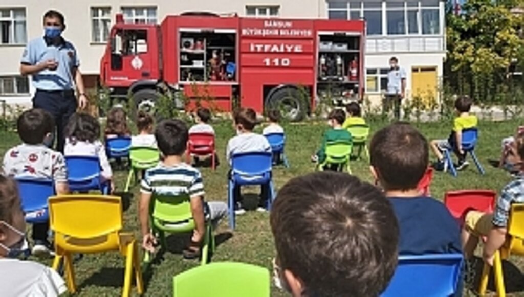 Miniklere İtfaiye Eğitimi
