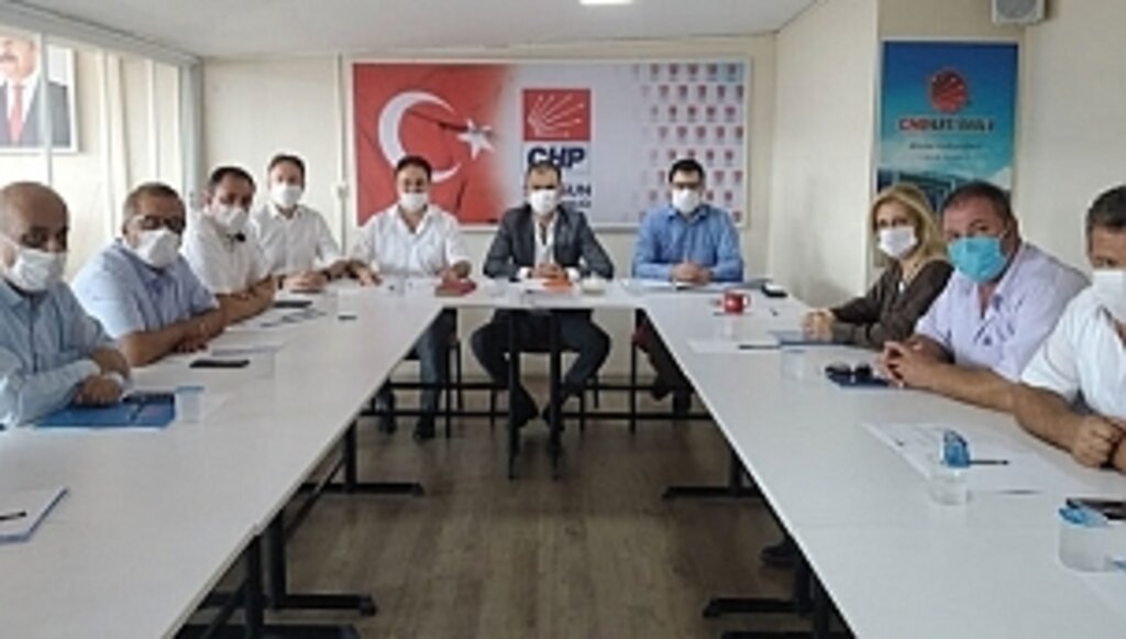 Türkel, İlçe Başkanları İle Toplandı