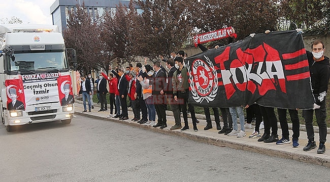 Atakum Belediyesi'nden İzmir'e İkinci Yardım TIR'ı