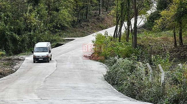 Büyükşehirden Beton Yol Konforu