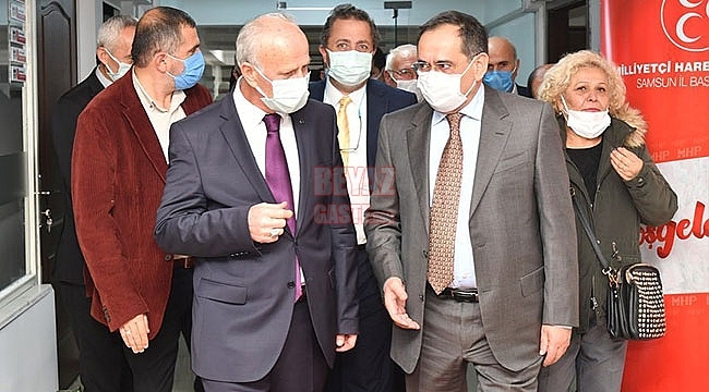 Mustafa Demir'den MHP'ye Hayırlı Olsun Ziyareti