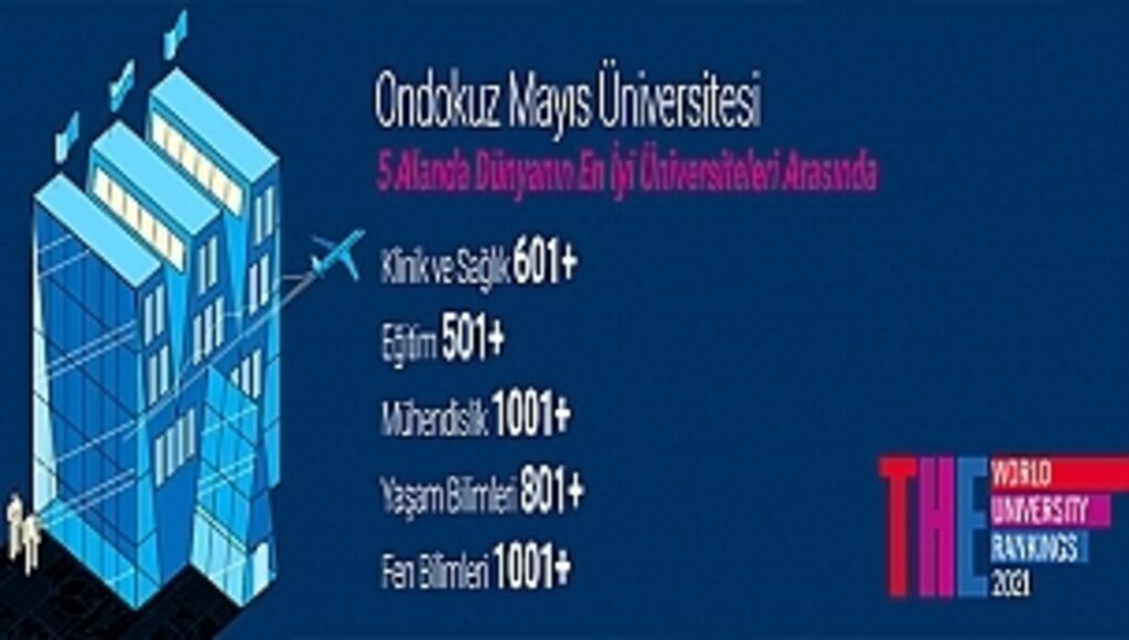 OMÜ, Alan Sıralamasında Dünyanın En İyi 522. Üniversitesi