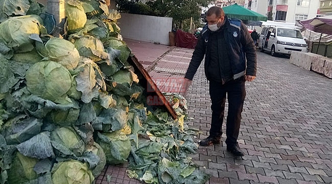 Pazarcının Göz Açıklığını Zabıta Ekipleri Bozdu