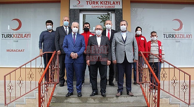 Samsun MHP'den Kızılay'a Ziyaret