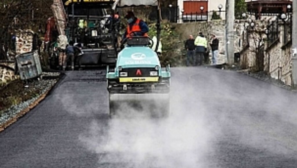 Fatsa'nın Caddelerine Sıcak Asfalt 