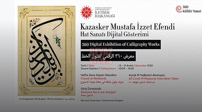 "Kazasker Mustafa İzzet Dijital Sergisi" Açılıyor