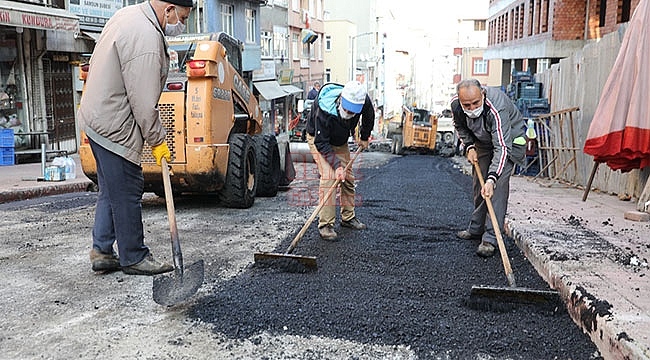 Kısıtlamada Fen İşleri Ekipleri Sahada 