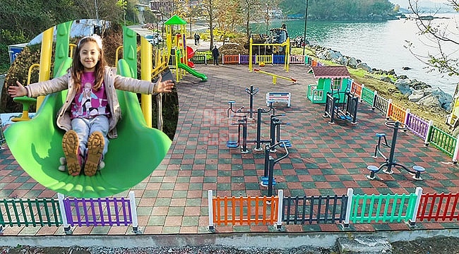 Yalıköy'ün Rengârenk Yeni Çocuk Oyun Parkı Göz Kamaştırıyor