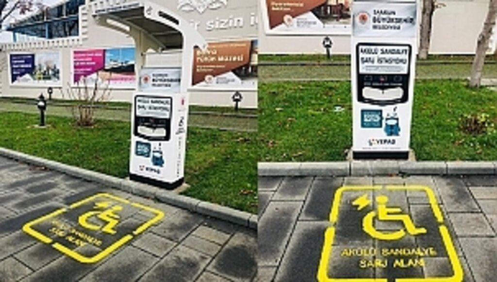 YEPAŞ Engelli Aracı Şarj İstasyonları Kurdu