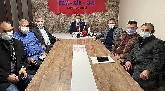 BEM-BİR-SEN, İlkadım Belediyesindeki Üyeleri İle İstişare Toplantısı Düzenledi