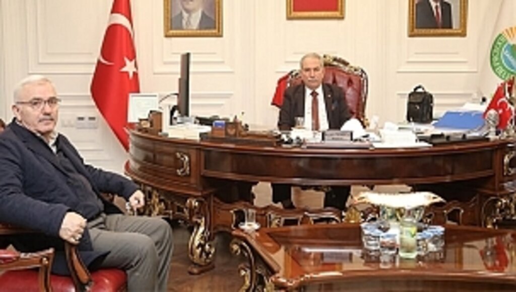 Eski Gazi Belediye Başkanı Kaldrım'dan Başkan Demirtaş'a Ziyaret
