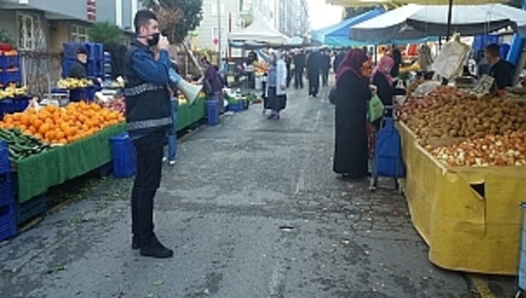 İlkadım Zabıtadan Sesli Koronavirüs Uyarısı!... 