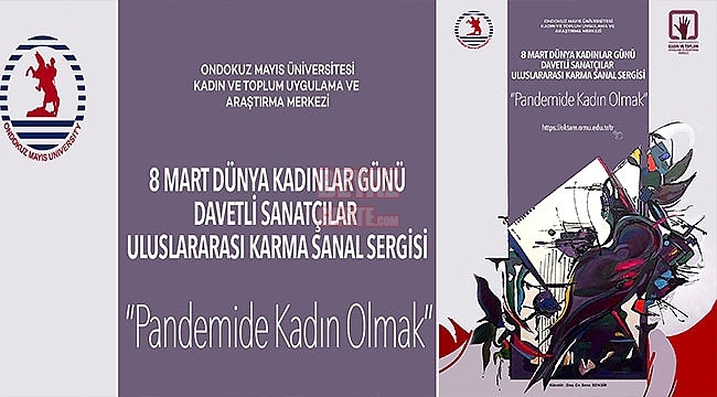 OMÜ'de 8 Mart Dünya Kadınlar Günü Karma Sanal Sergisi