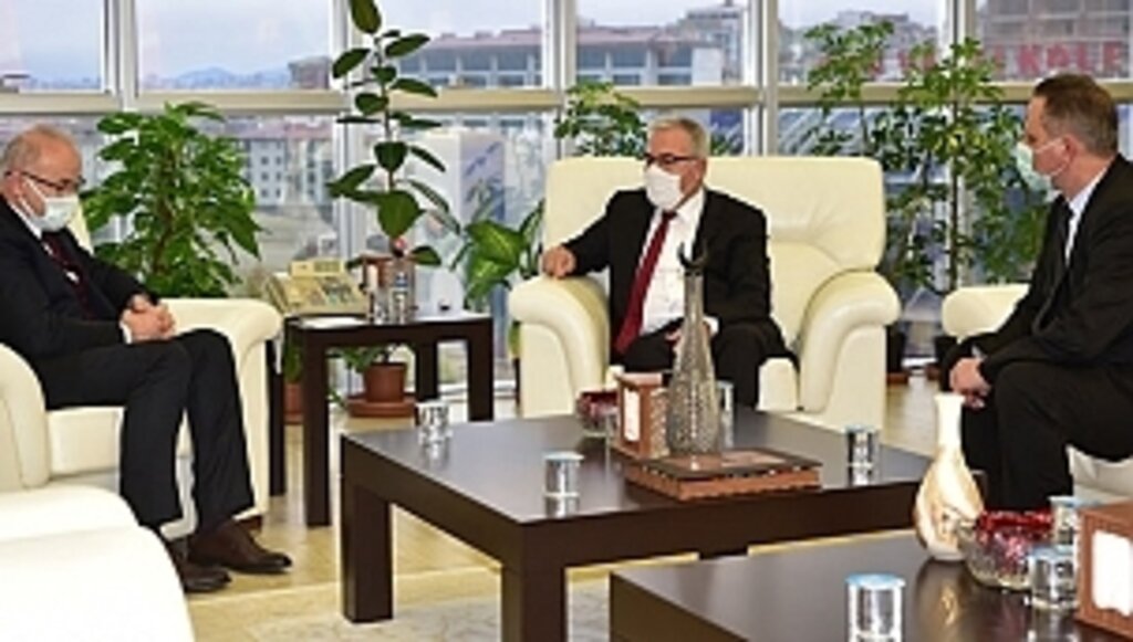 Rektör Ünal Sertkaya ve Aydın İle Görüşme Gerçekleştirdi