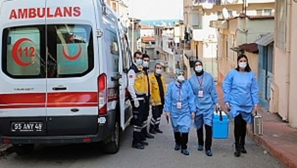 Samsun'da 85 Yaş Üstü Vatandaşların Aşı İşlemine Başlandı!...