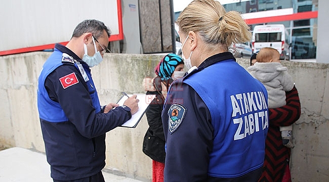 Atakum Zabıtası'ndan Dilenci Operasyonu