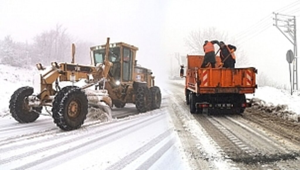 Canik'te Karla Mücadele Tüm Hızıyla Sürüyor…