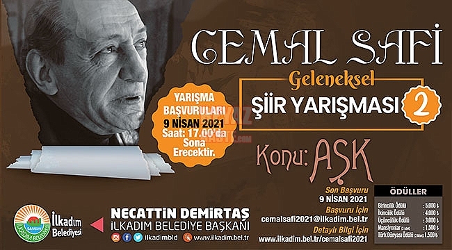 Şair Cemal Safi Ödüllü Şiir Yarışması İle Anacak