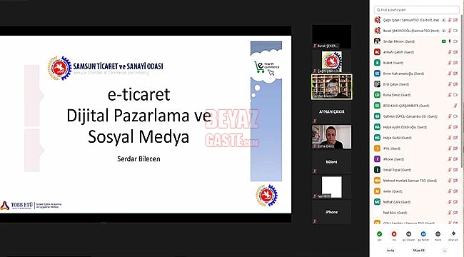 Samsun TSO'dan, "E-Ticaret ve Sosyal Medya" eğitimi