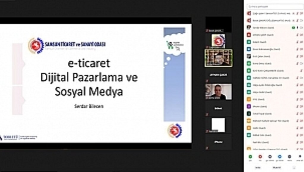 Samsun TSO'dan, "E-Ticaret ve Sosyal Medya" eğitimi