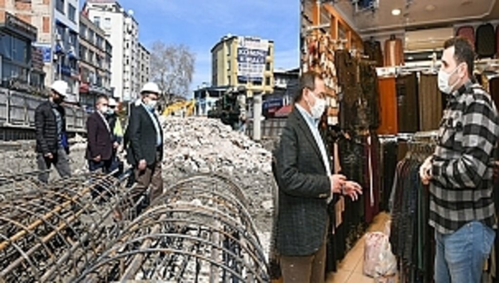 Başkan Demir, Esnafı Ziyaret Etti