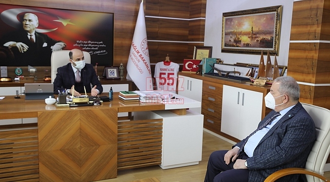 Başkan Demirtaş İl Sağlık Müdürü Oruç'u Ziyaret Etti