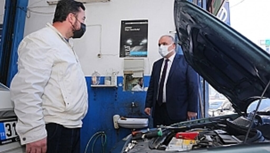 Başkan Sandıkçı Esnaf Ziyaretinde…