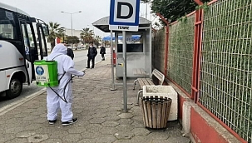 Canik'te 7442 Bina Dezenfekte Edildi