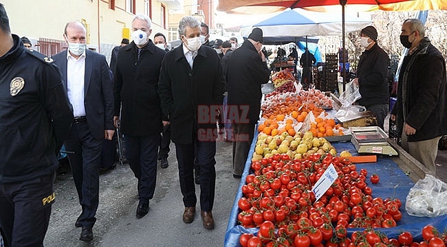 İlkadım Zabıtadan Semt Pazarlarında Sıkı Tedbir 