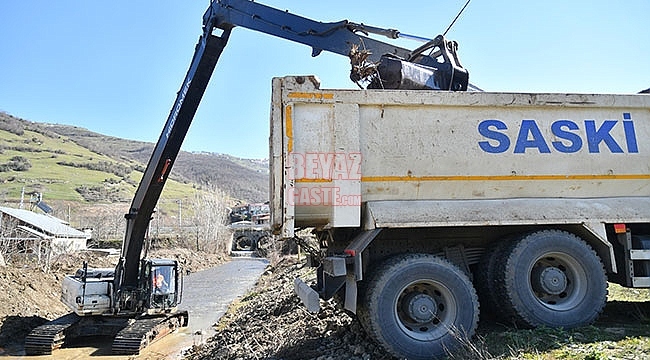 SASKİ'den Derelerde Büyük Temizlik